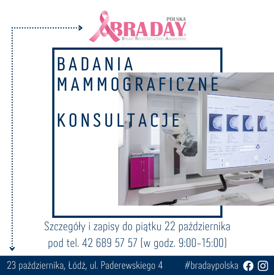 Plakat promujący akcję Bra day