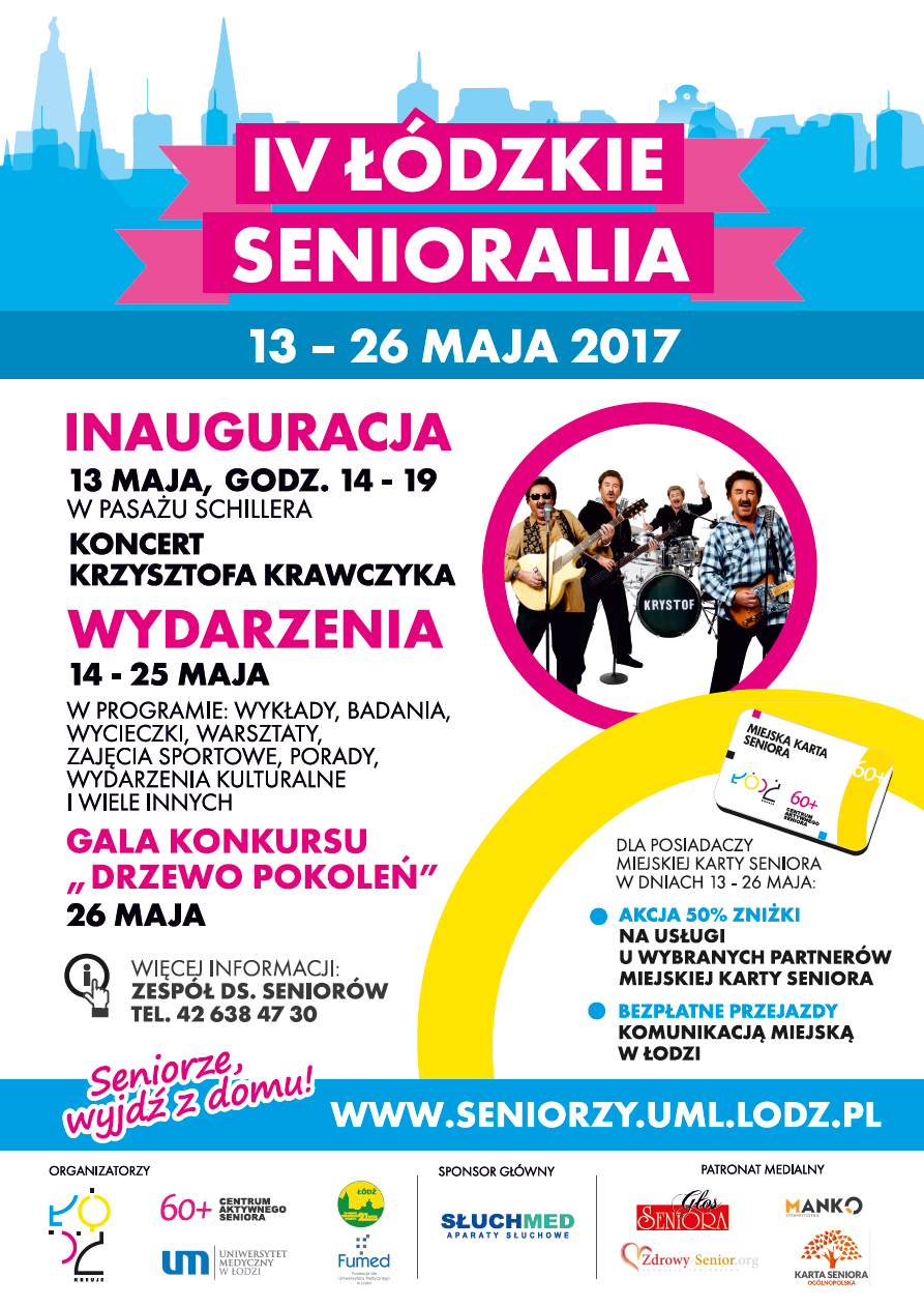plakat IV Łódzkich Senioraliów