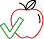Rysunek jabłko
