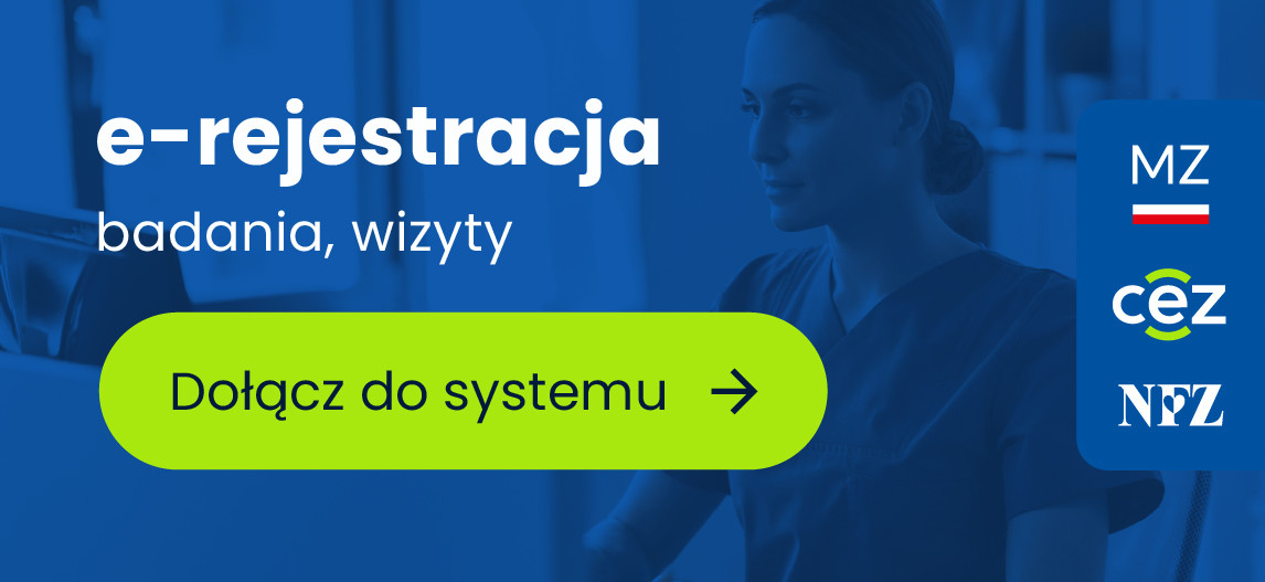 Banner kierujujący do strony systemu e-rejestracja