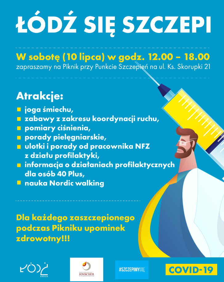 Ulotka informacyjna nt. akcji - szczepimy się w weekend