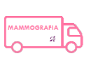 logo różowy mammobus z napisem mammografia