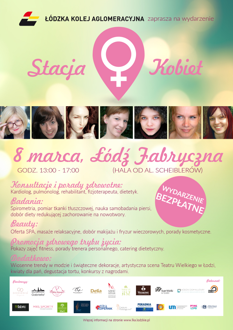 Plakat informacyjny - Stacja kobiet