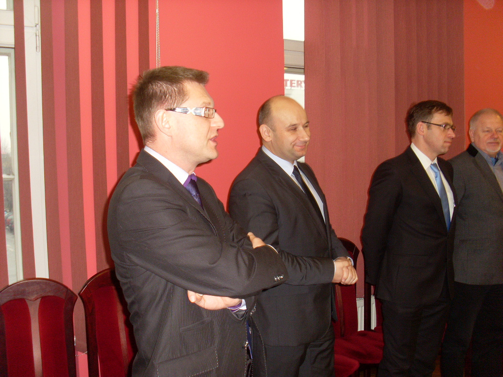 Zdj. 1 - spotkanie Dyrektor ŁOW NFZ z parlamentarzystami w dn. 15.01.2014 r.